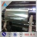 Metallized polyester PET film treated in chemical for bag packaging